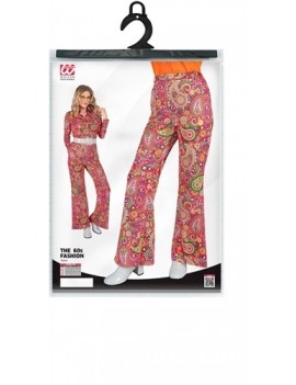 Pink Paisley Flares
