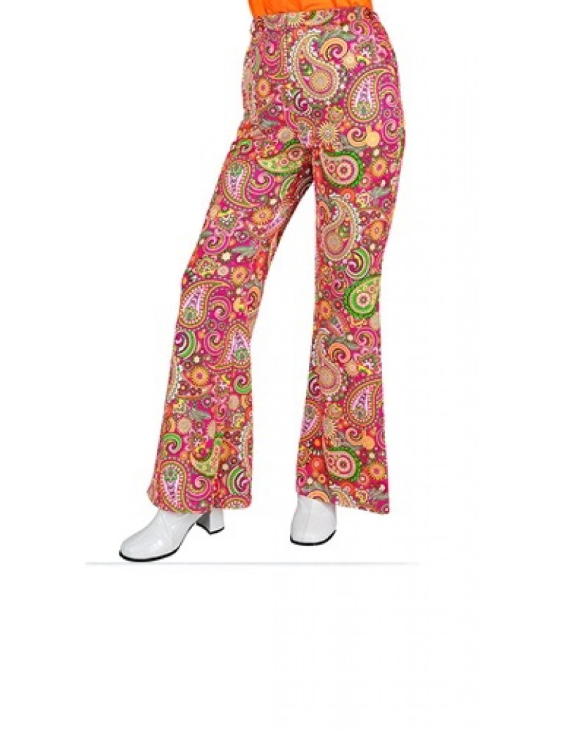 Pink Paisley Flares