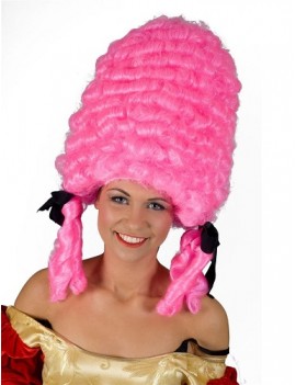 Pink Pompadour Beehive Premium Wig