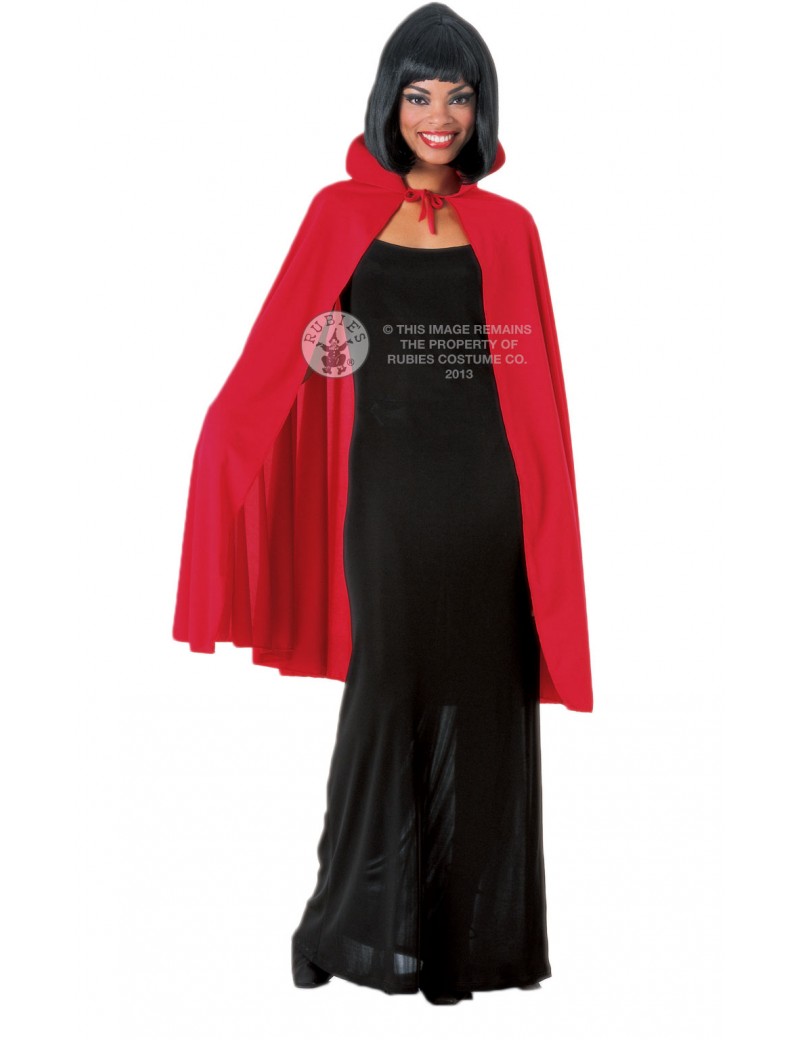 Vampire Deluxe Cape Red 45" Rubies 850