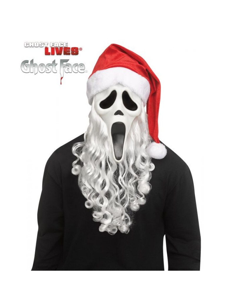 Scream Ghost Face Santa Mask