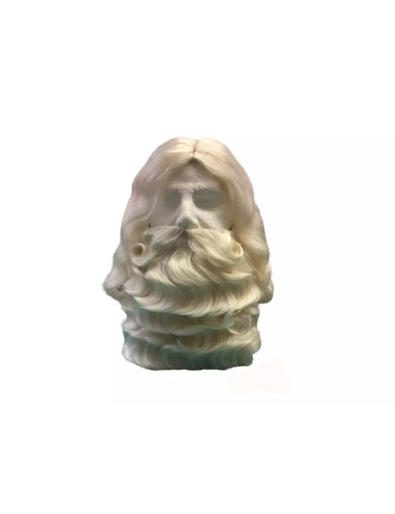 Professional Santa Claus Wig And Beard Set