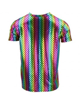 Rainbow Fish Scale Men's Shirt