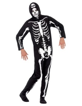 Skeleton Hooded Jumpsuit