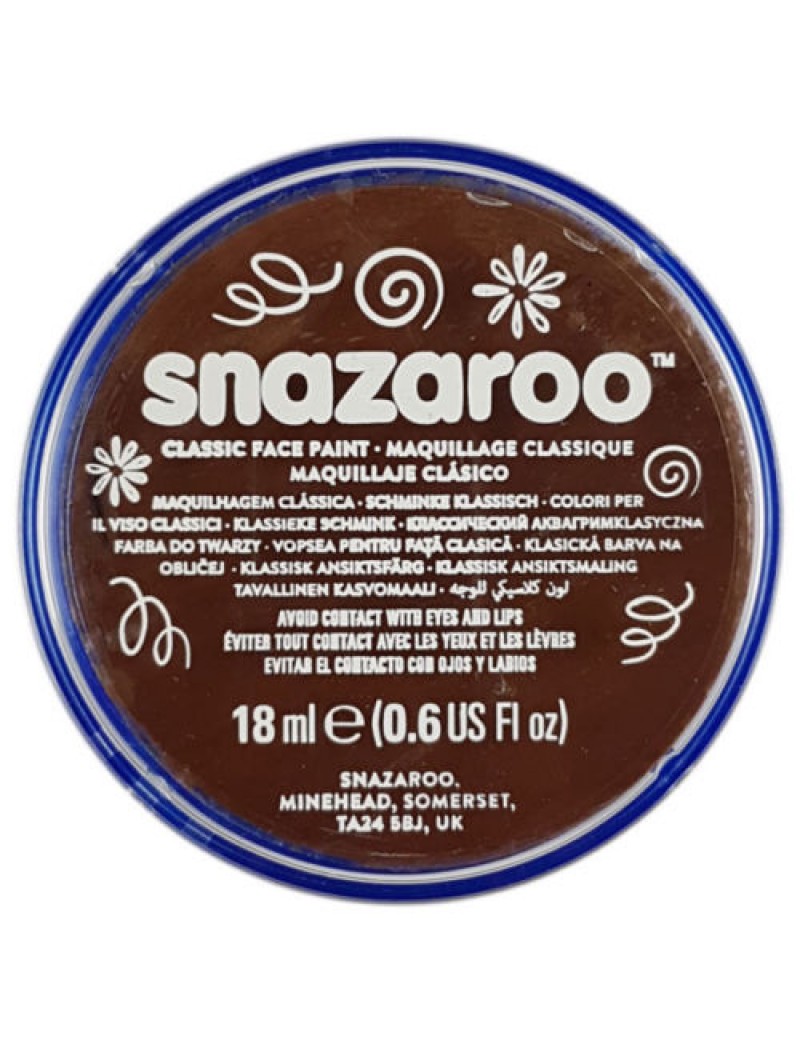 Snazaroo Classic Face Paint Light Brown 18ml