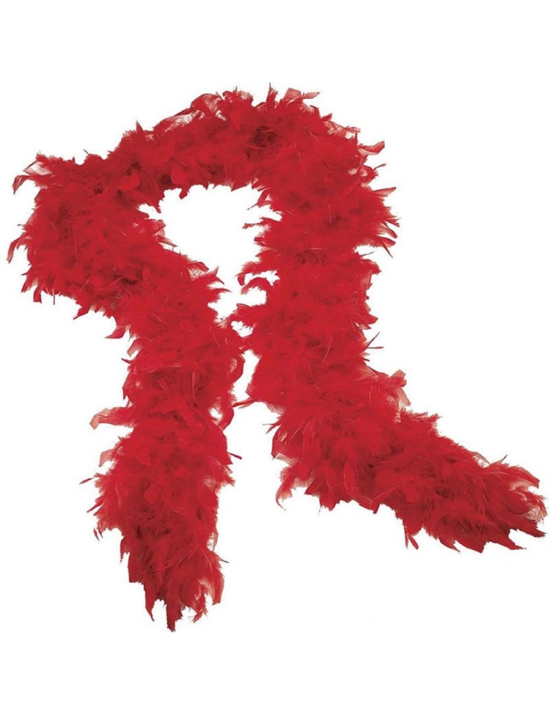 Red Feather Boa