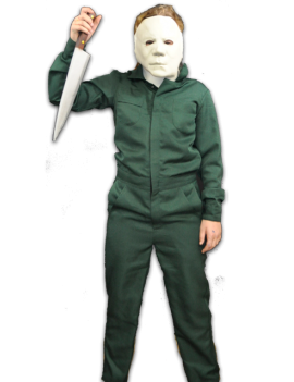 Halloween II Michael Myers Children's Coveralls And Mask 