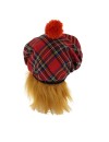 Tartan Tam O Shanter Scottish Hat With Ginger Hair