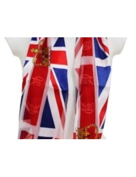 Union Jack Scarf Crown CR Design