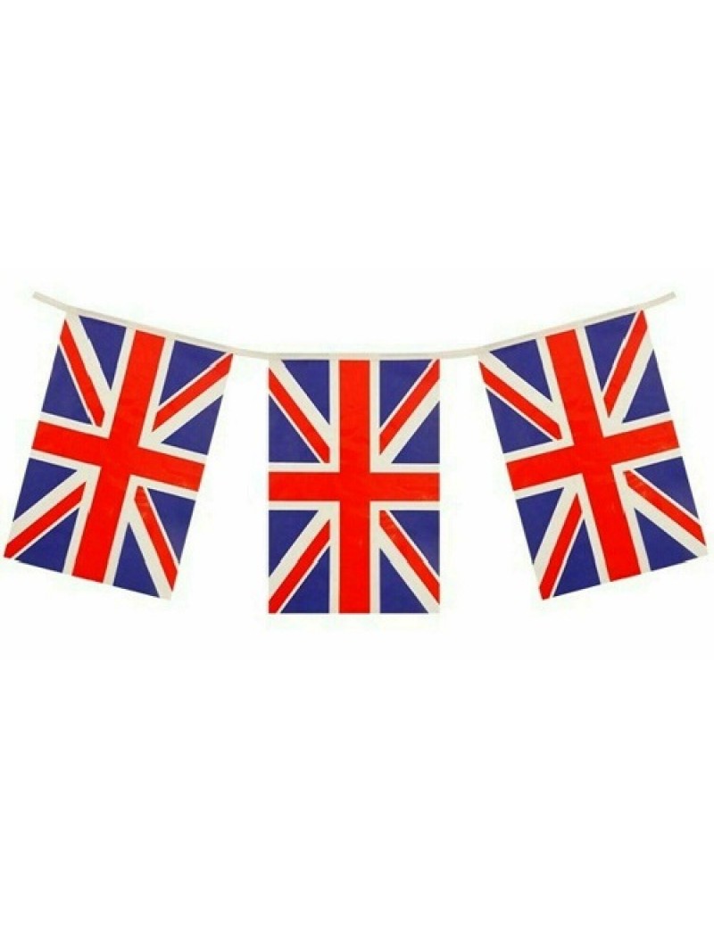 Union Jack Plastic Flag Bunting 