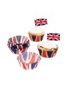 Union Jack Cupcake Cases And Toppers Set