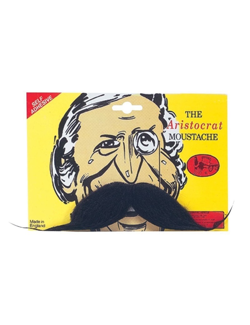 Aristocrat Moustache Black