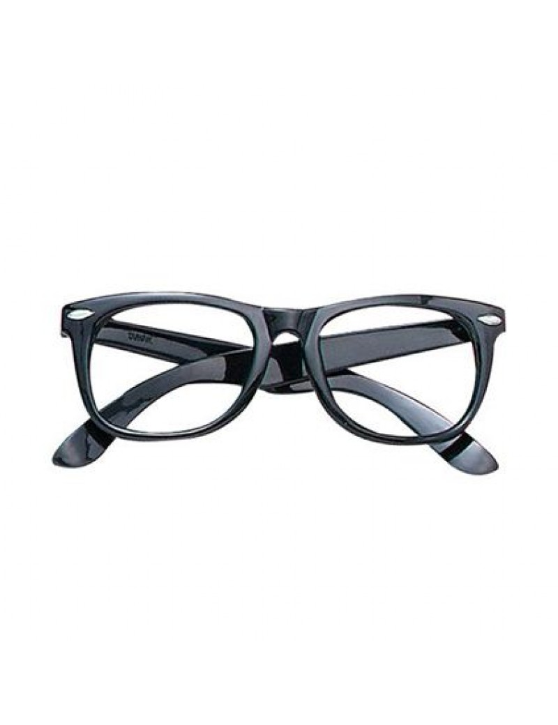 Austin Powers Black Framed Glasses