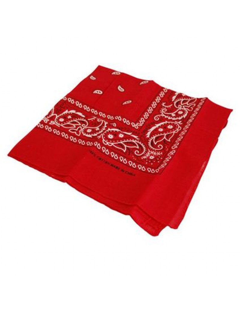 Cowboy Bandana Neck Scarf Red 