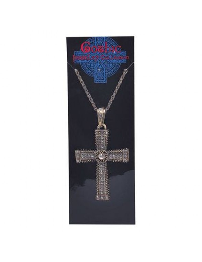 Cross Jewelled Necklace