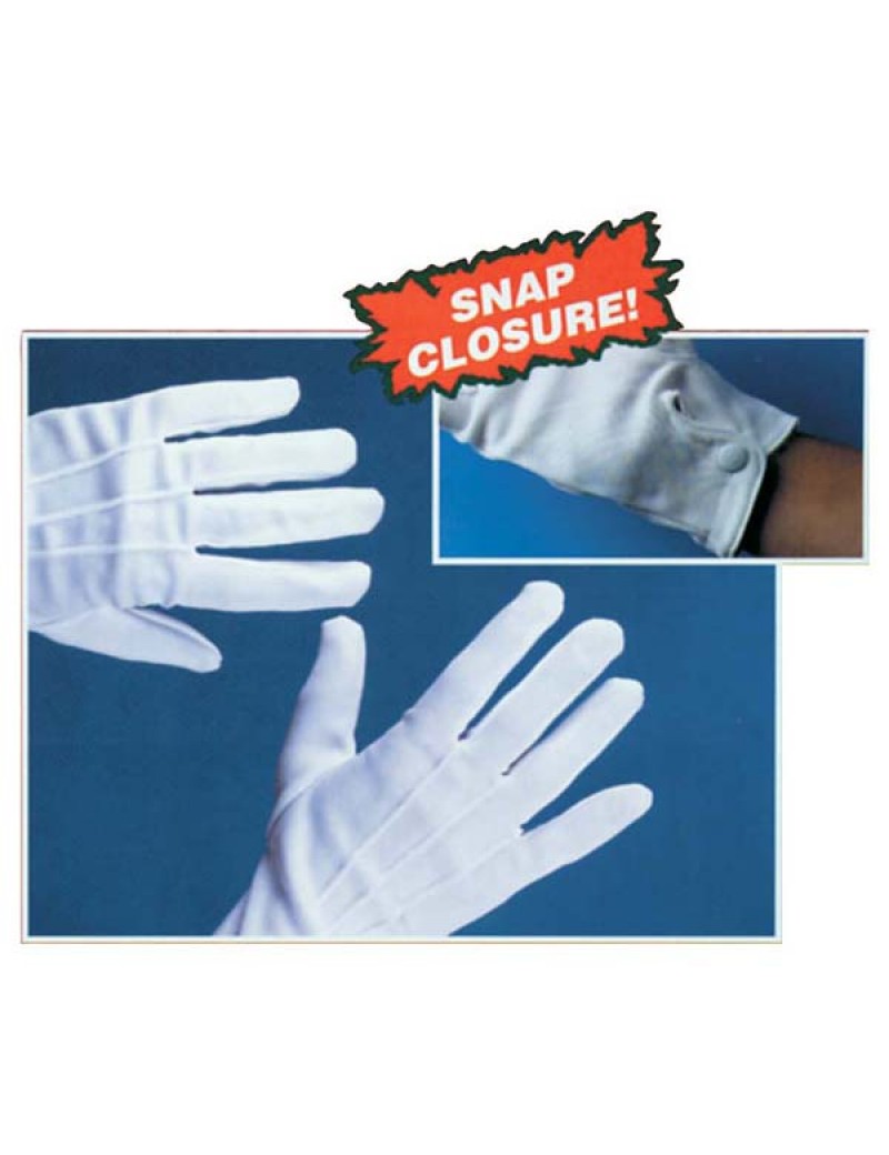 Short White Gloves