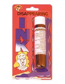 Disappearing Ink Practical Joke