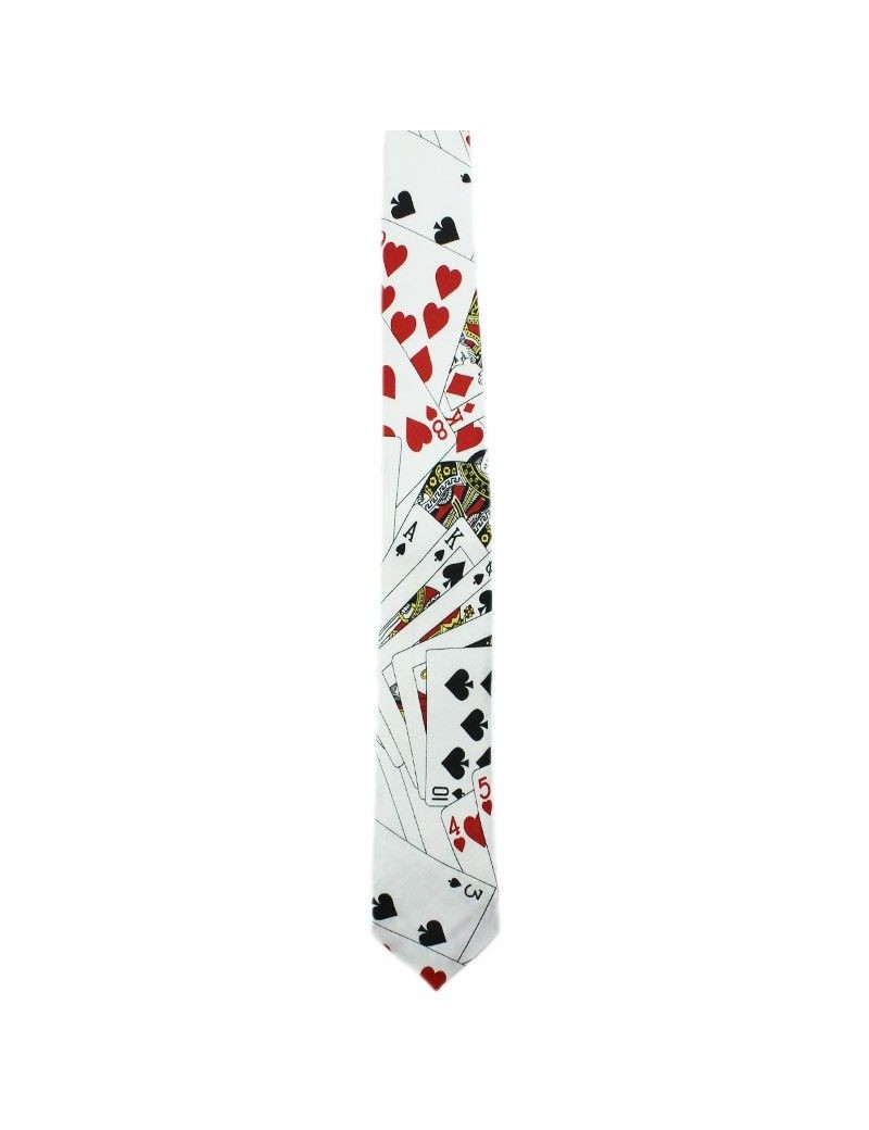 Playing Cards White Tie