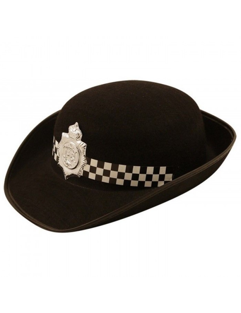 Police WPC Bowler Hat Black