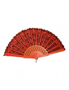 Spanish Lace Fan Red Carnival Toys CA-08569