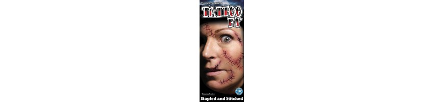 Trauma wound FX tattoos