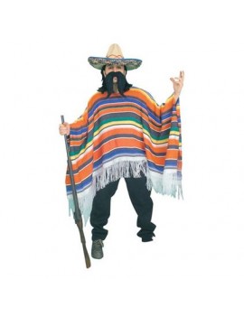 Mexican Striped Poncho