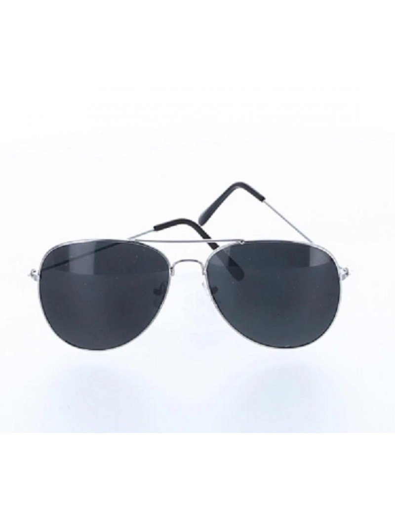 Silver Aviator Glasses