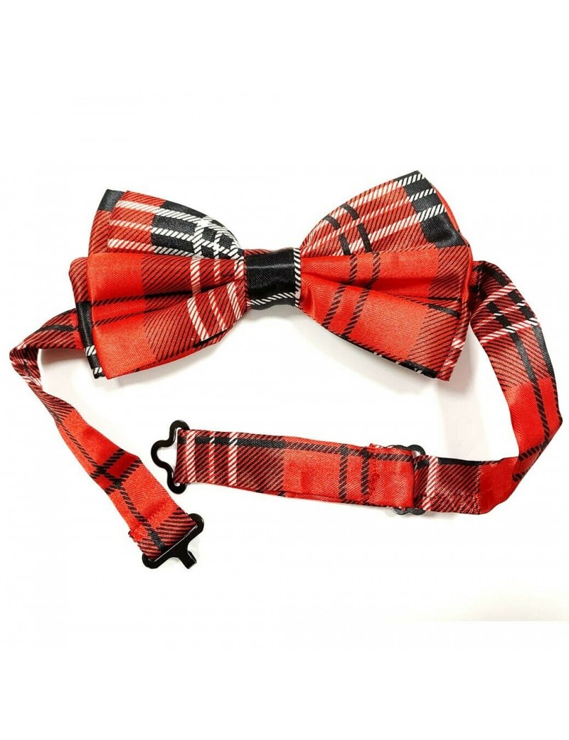 Tartan Red Stewart Bow Tie 