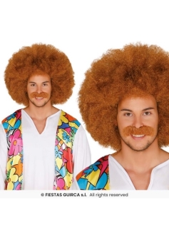 Brown Afro Wig