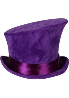 Asymetric Top Hat Purple