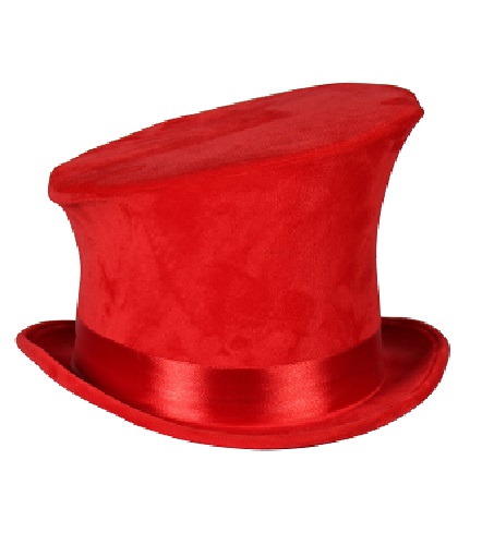 Red Asymetric Top Hat