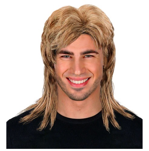 Brown Mullet Wig