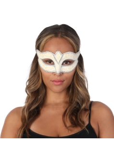 Cream Venetian Eye Mask ST0954