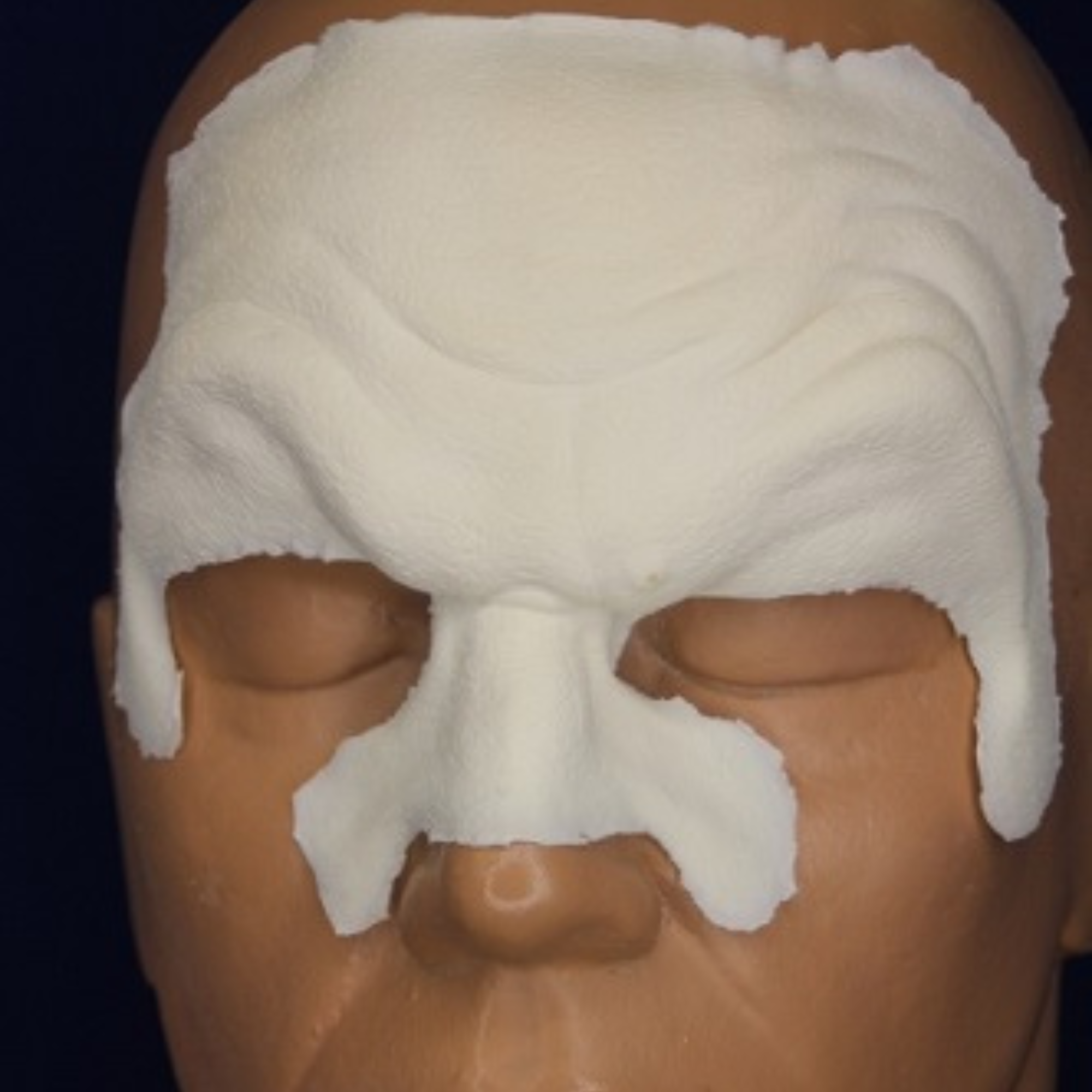Rubber Wear Foam Prosthetic Evil Forehead