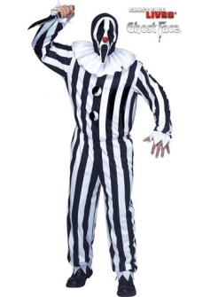 Ghostface Clown Costume
