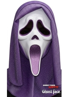 Ghostface Purple Glitter Mask