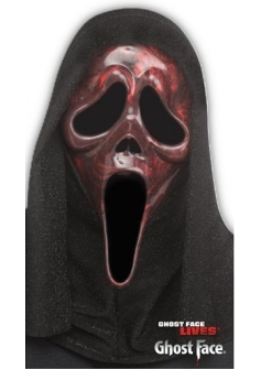 Ghostface Red Marble Mask