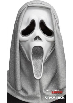 Ghostface Silver Glitter Mask