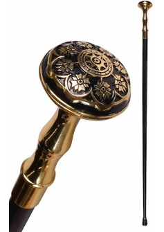Gold Topped Walking Cane Thetru