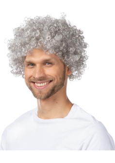 Grey Afro Wig ST7285