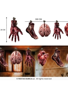 Human Body Parts Bunting