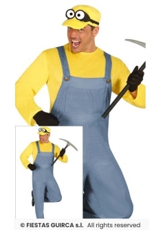 Men's Yellow Helper Costume