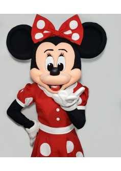Minnie Mouse Mascot Costume Close