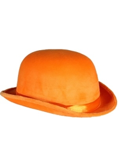 Orange Bowler Hat Thetru