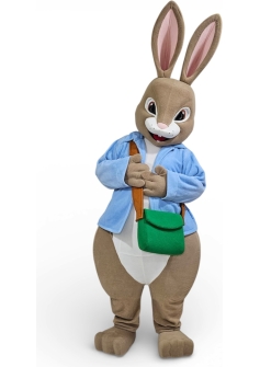 Brown Rabbit Mascot Costume