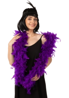 Purple Feather Boa ST4926