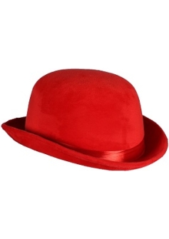 Red Bowler Hat Thetru
