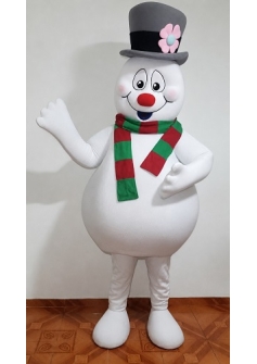 Professional Snowman Mascot Costume