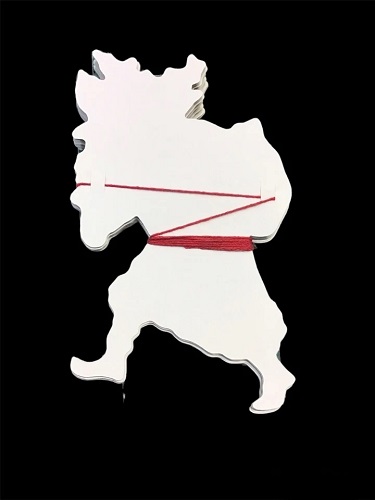 Victorian Father Christmas Garland