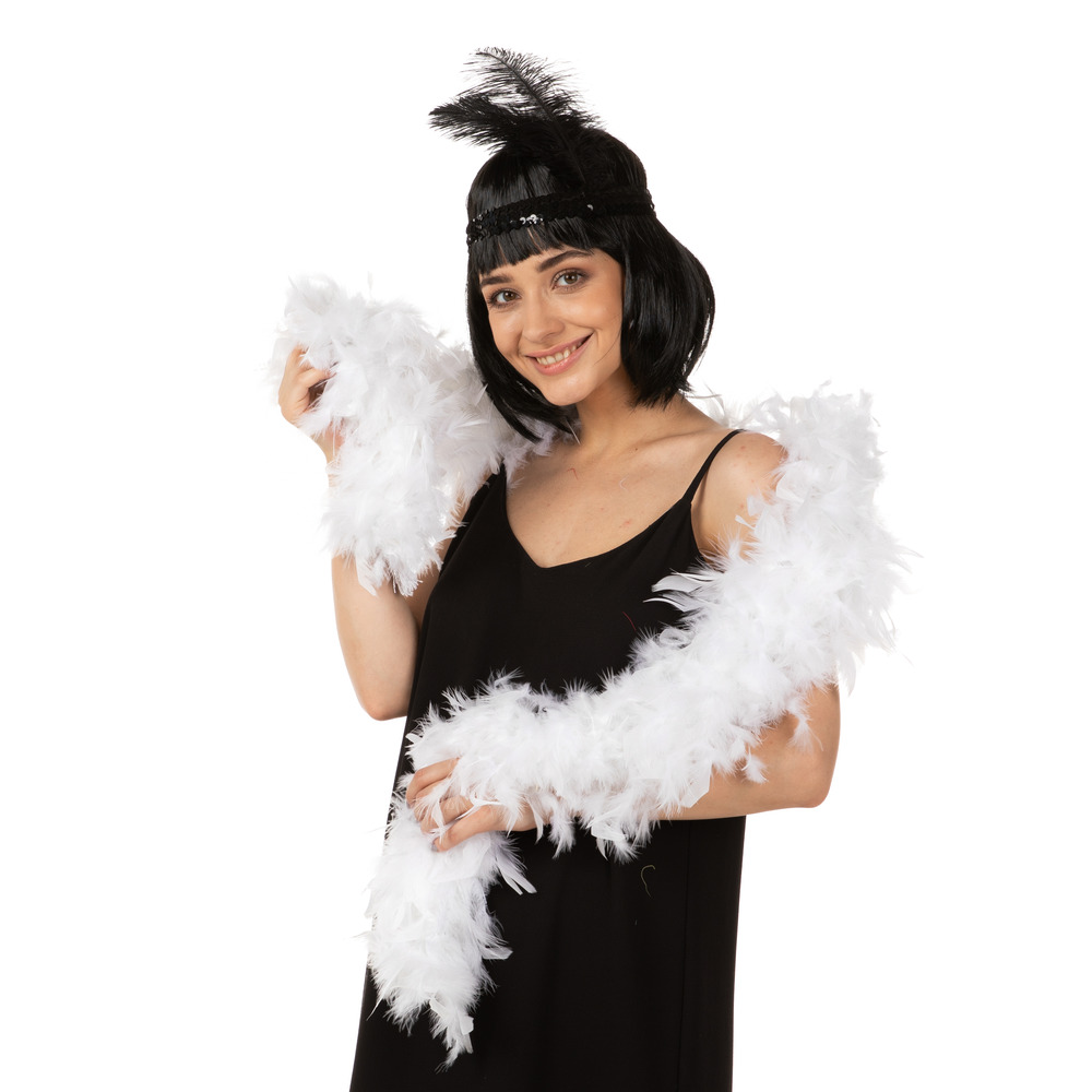 White Feather Boa